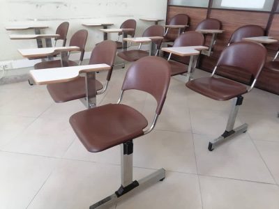 نیمکت اموزشی چهارنفره، کفی و پشتی متال و بدون جاکتابی و پایه ابکاری